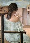 Girl from the Back by Salvador Dali